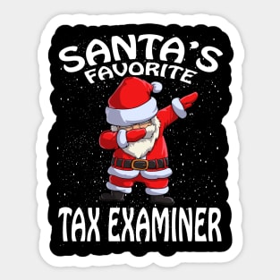 Santas Favorite Tax Examiner Christmas Sticker